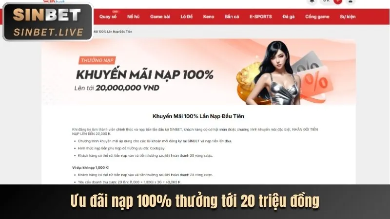 Ưu đãi nạp tiền lần đầu tại Haywin